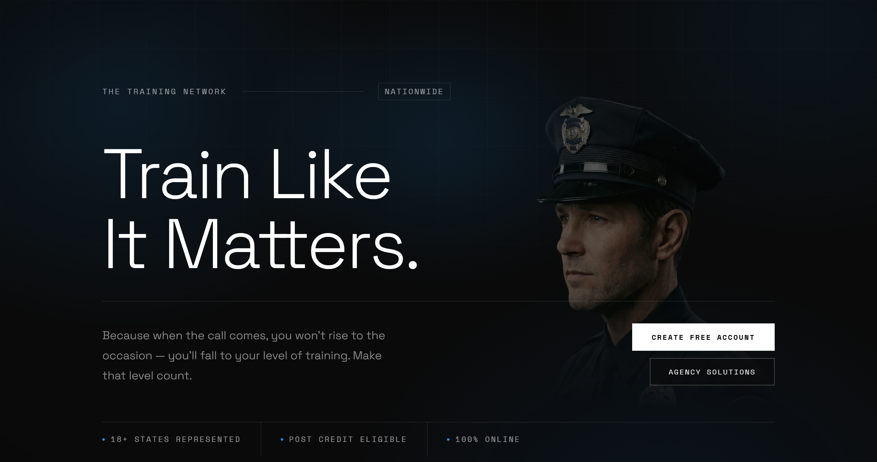 Training & Certification Platform — website preview